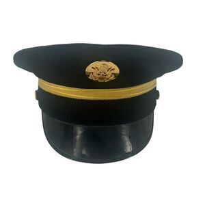 Vintage Bancroft US ARMY Blue Dress Cap Hat Size 6 5/8 Military Read Ships Fast